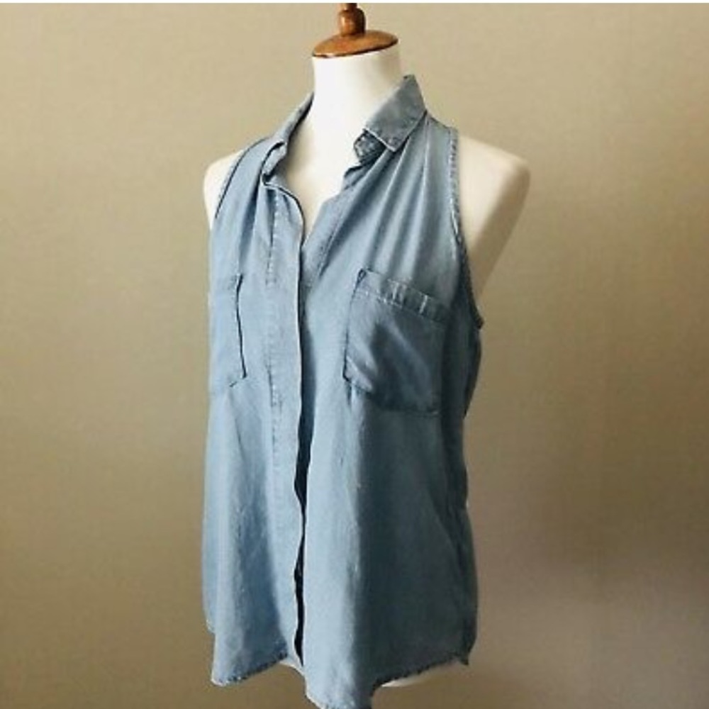 Anthropologie Cloth and stone denim shirt
